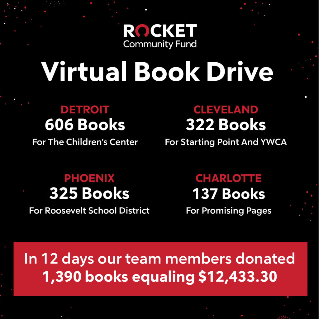 Rocket Community Fund National Reading Month Outcome