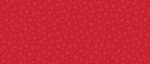 Rocket Community Fund red patterned background