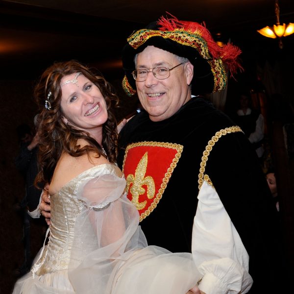 Kim and her father, pictured dancing at her wedding.